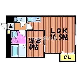 パルティール・ペルレの物件間取画像